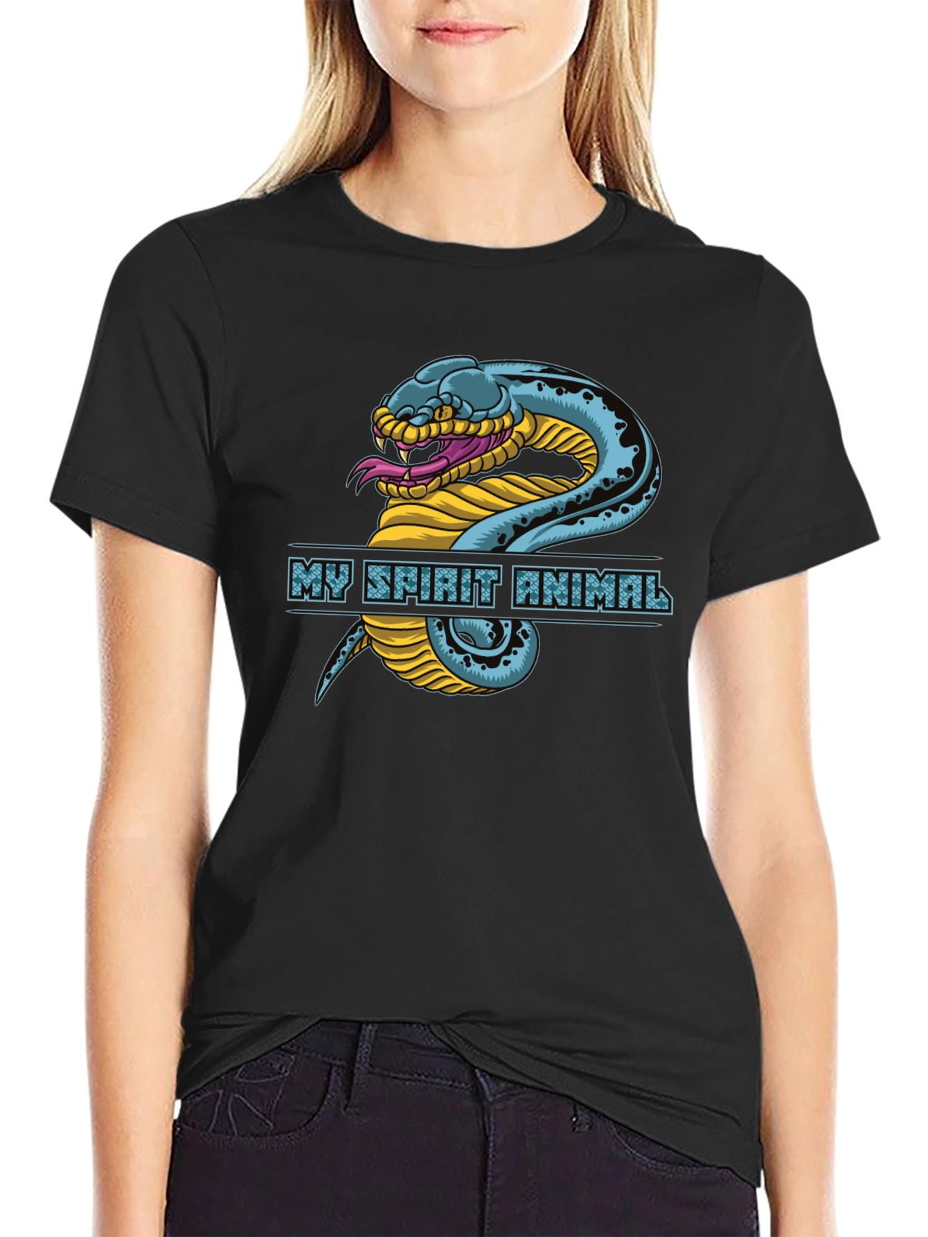 My Spirit Animal Snake Graphic T-Shirt