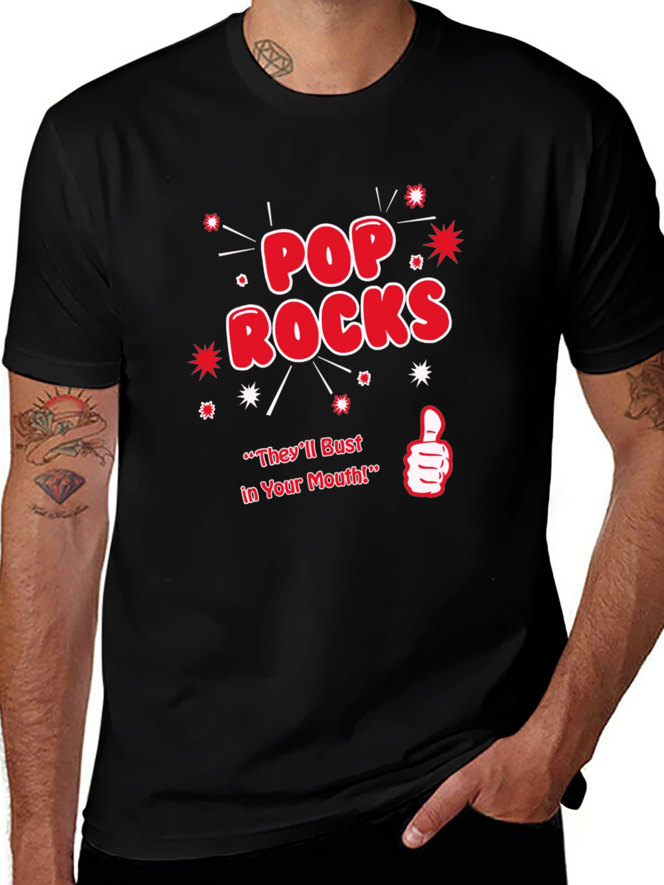 Pop Rocks T-Shirt - Theyll Bust in Your Mouth!