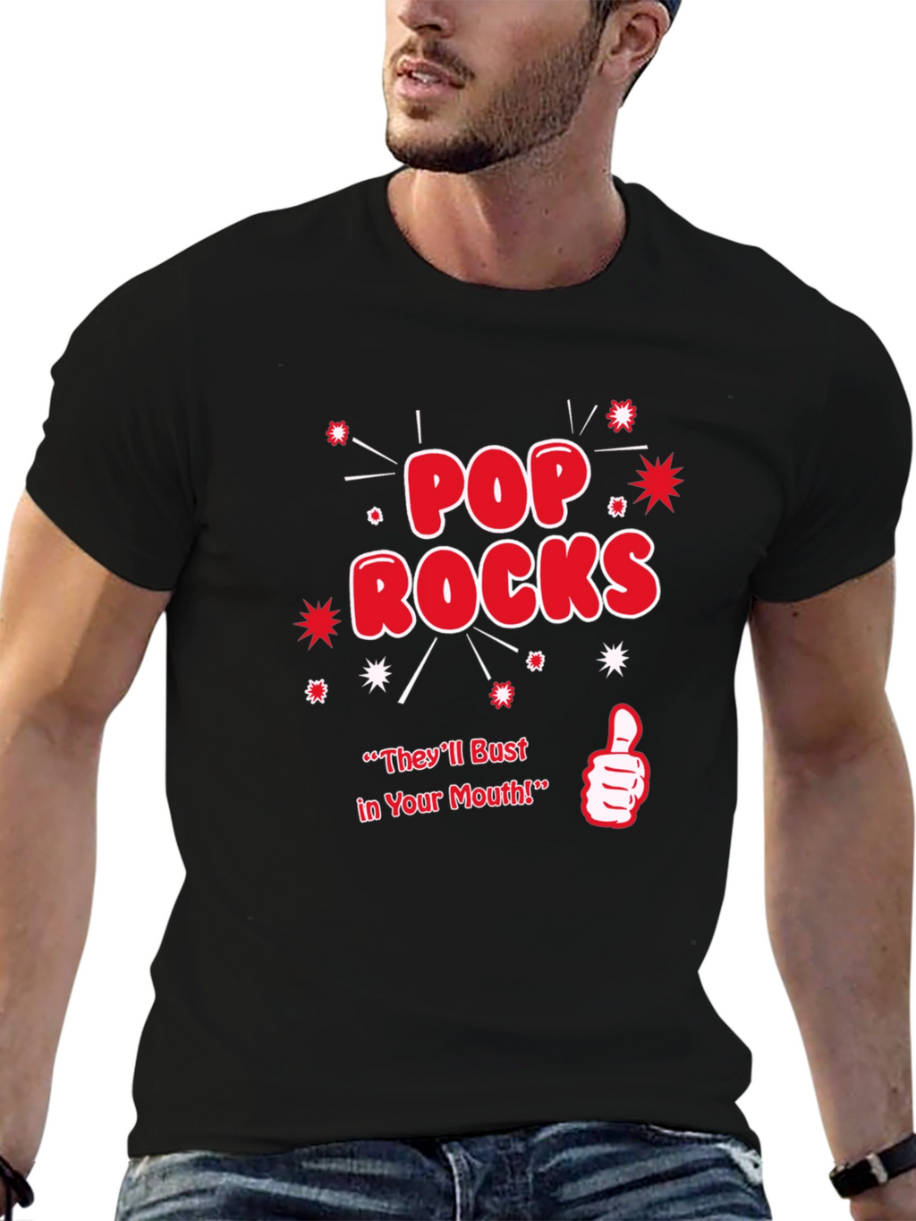 Pop Rocks T-Shirt - Theyll Bust in Your Mouth!