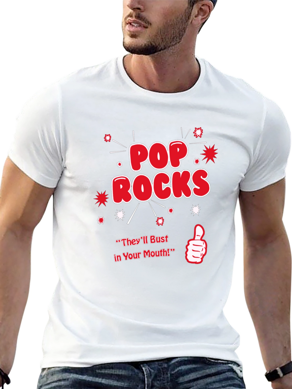 Pop Rocks T-Shirt - Theyll Bust in Your Mouth!