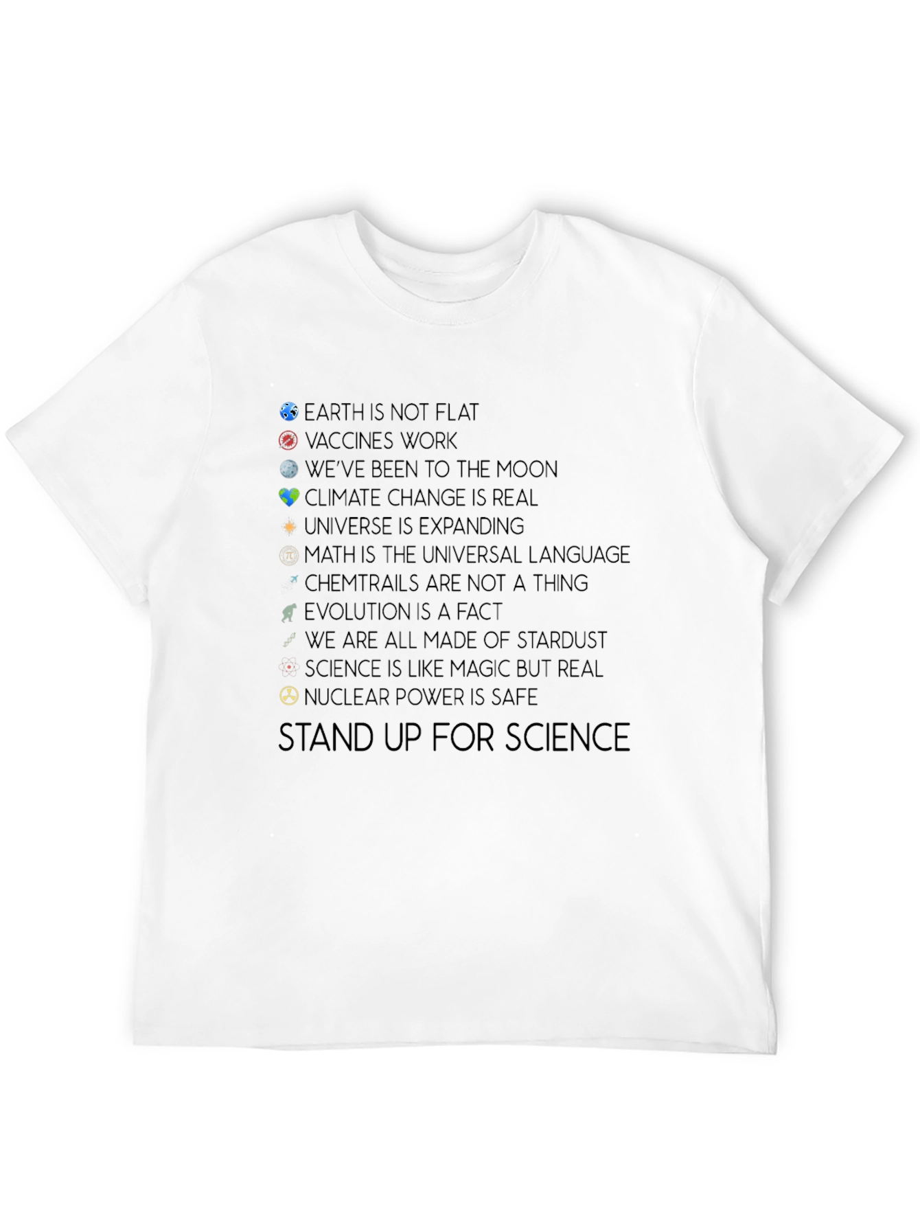 Science Facts T-Shirt - Stand Up For Science