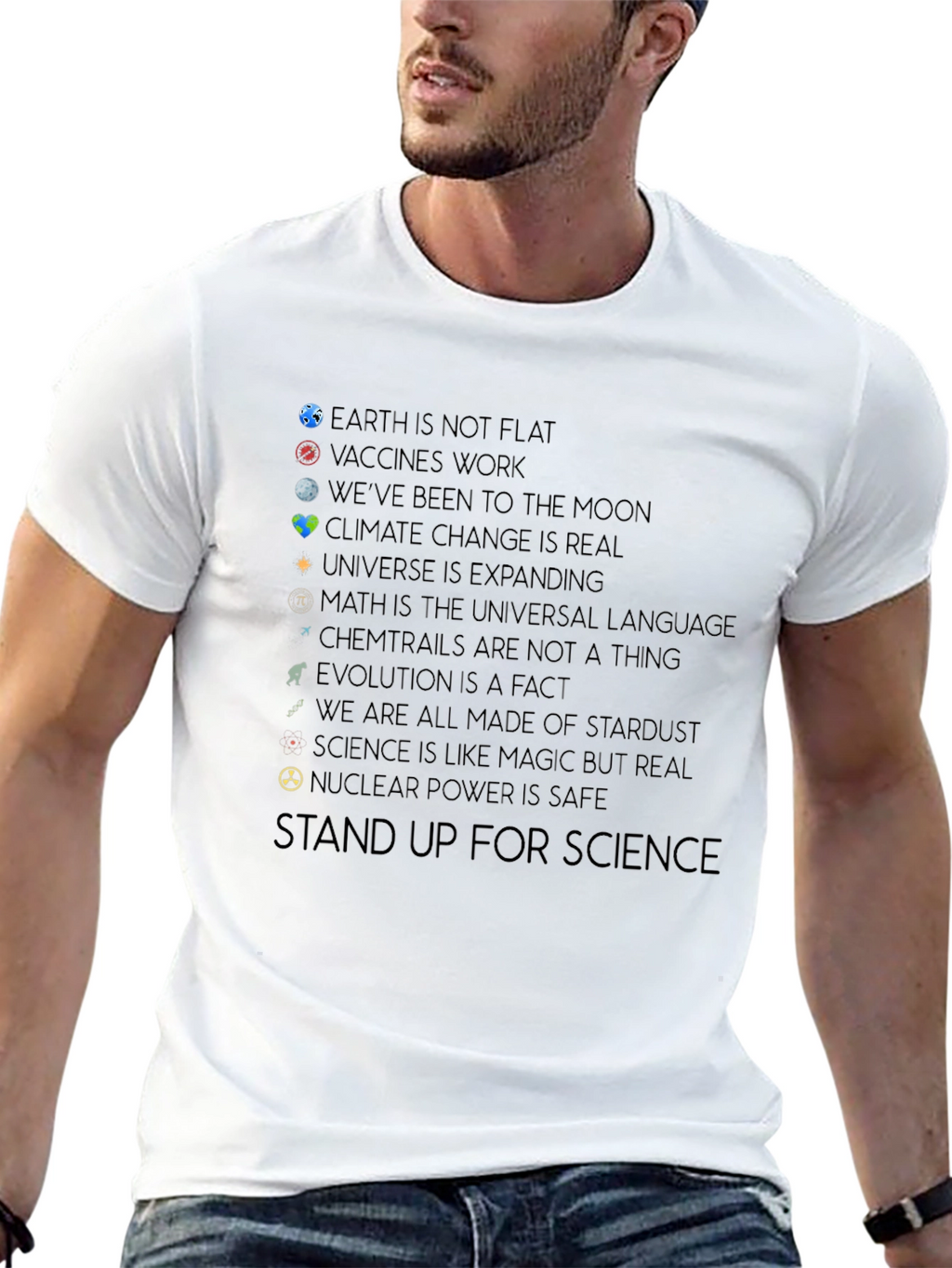 Science Facts T-Shirt - Stand Up For Science