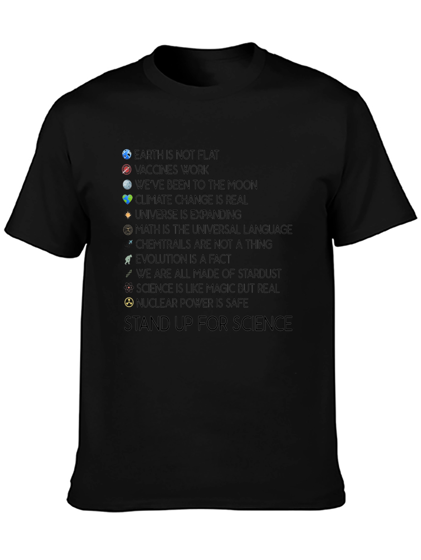 Science Facts T-Shirt - Stand Up For Science