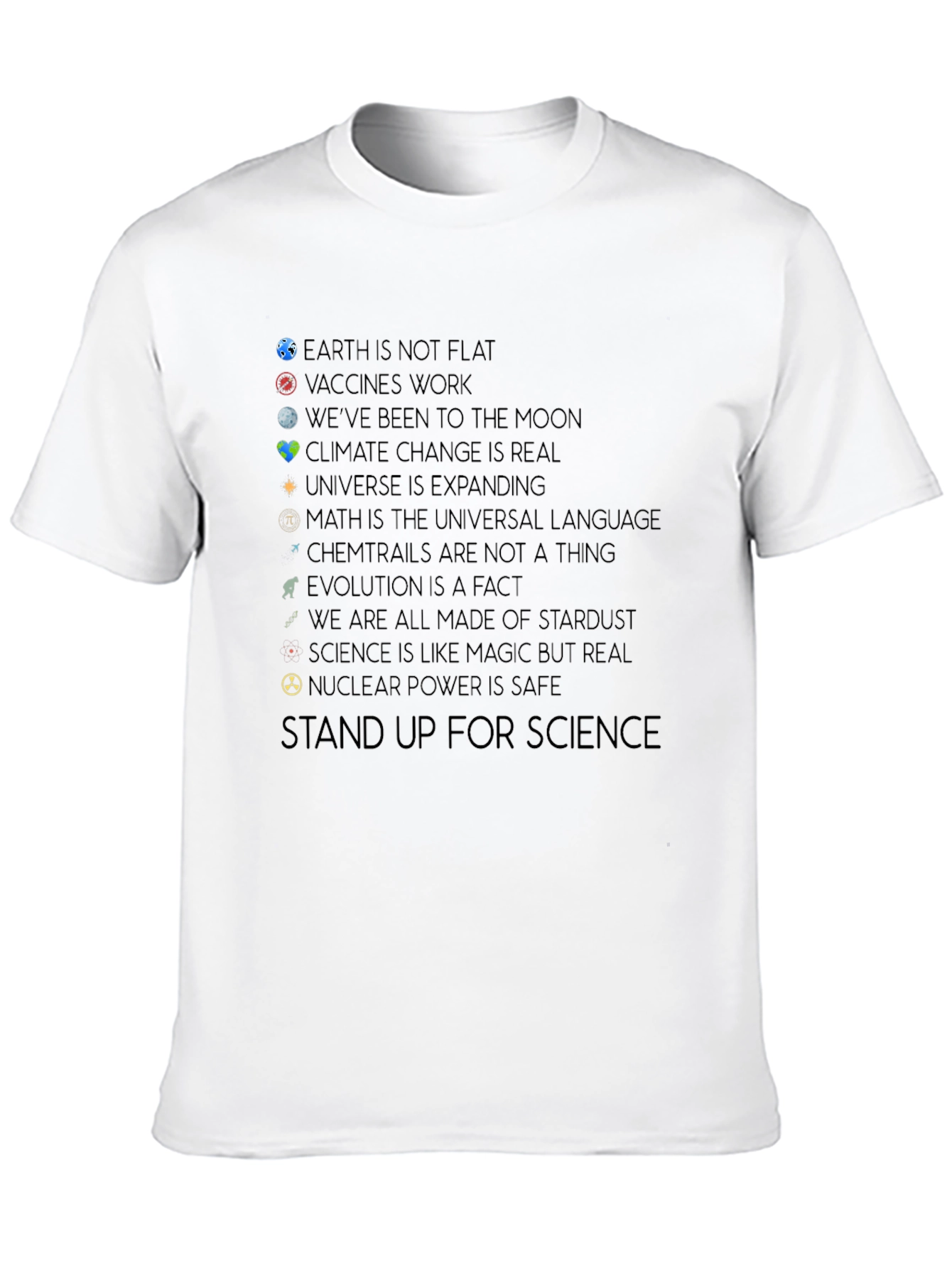 Science Facts T-Shirt - Stand Up For Science
