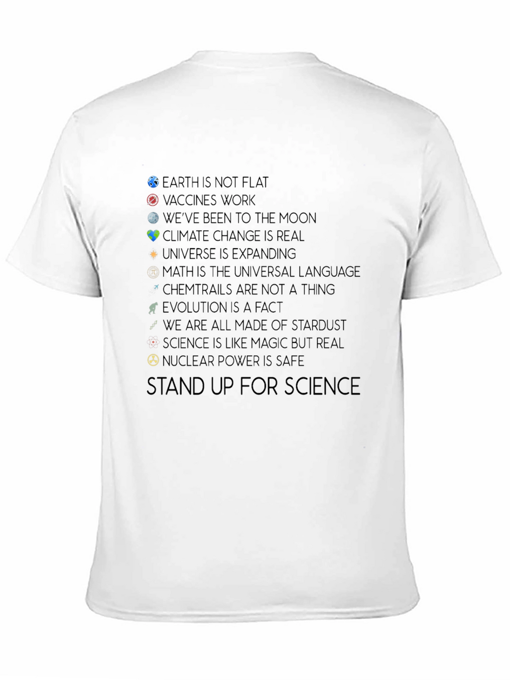 Science Facts T-Shirt - Stand Up For Science