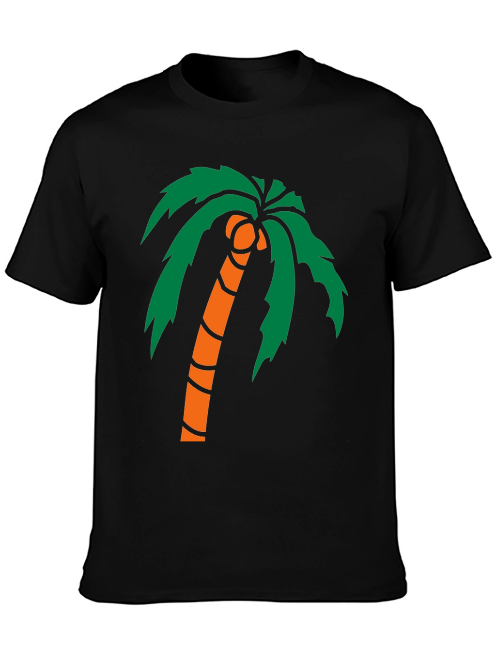 Palm Tree Graphic Black T-Shirt