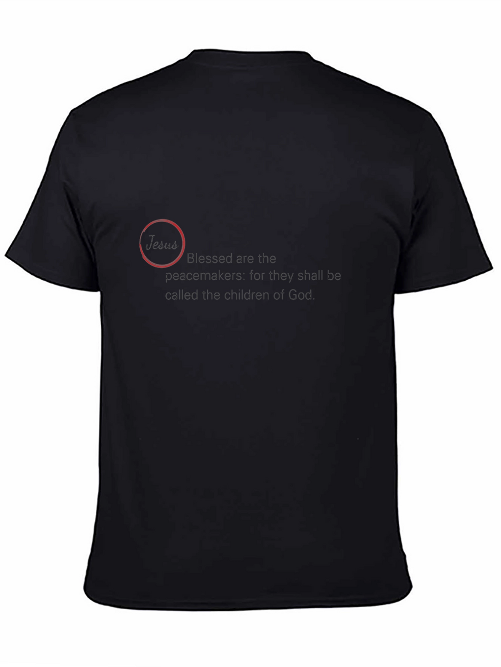 Blessed Peacemakers Black T-Shirt
