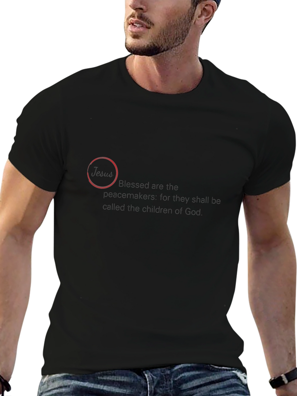 Blessed Peacemakers Black T-Shirt