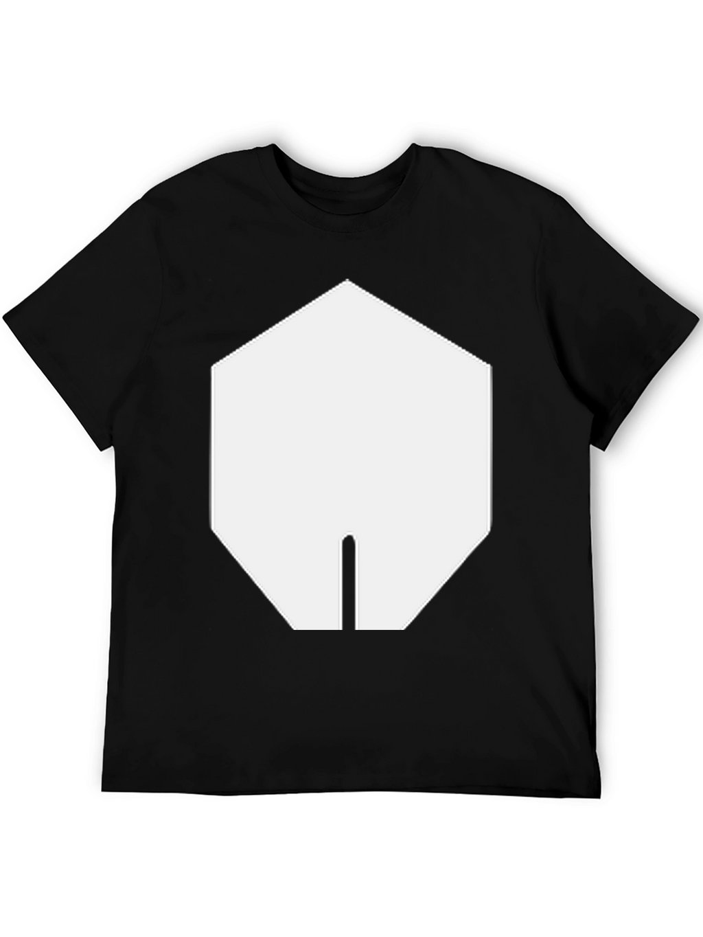 Geometric Graphic Tee - Black