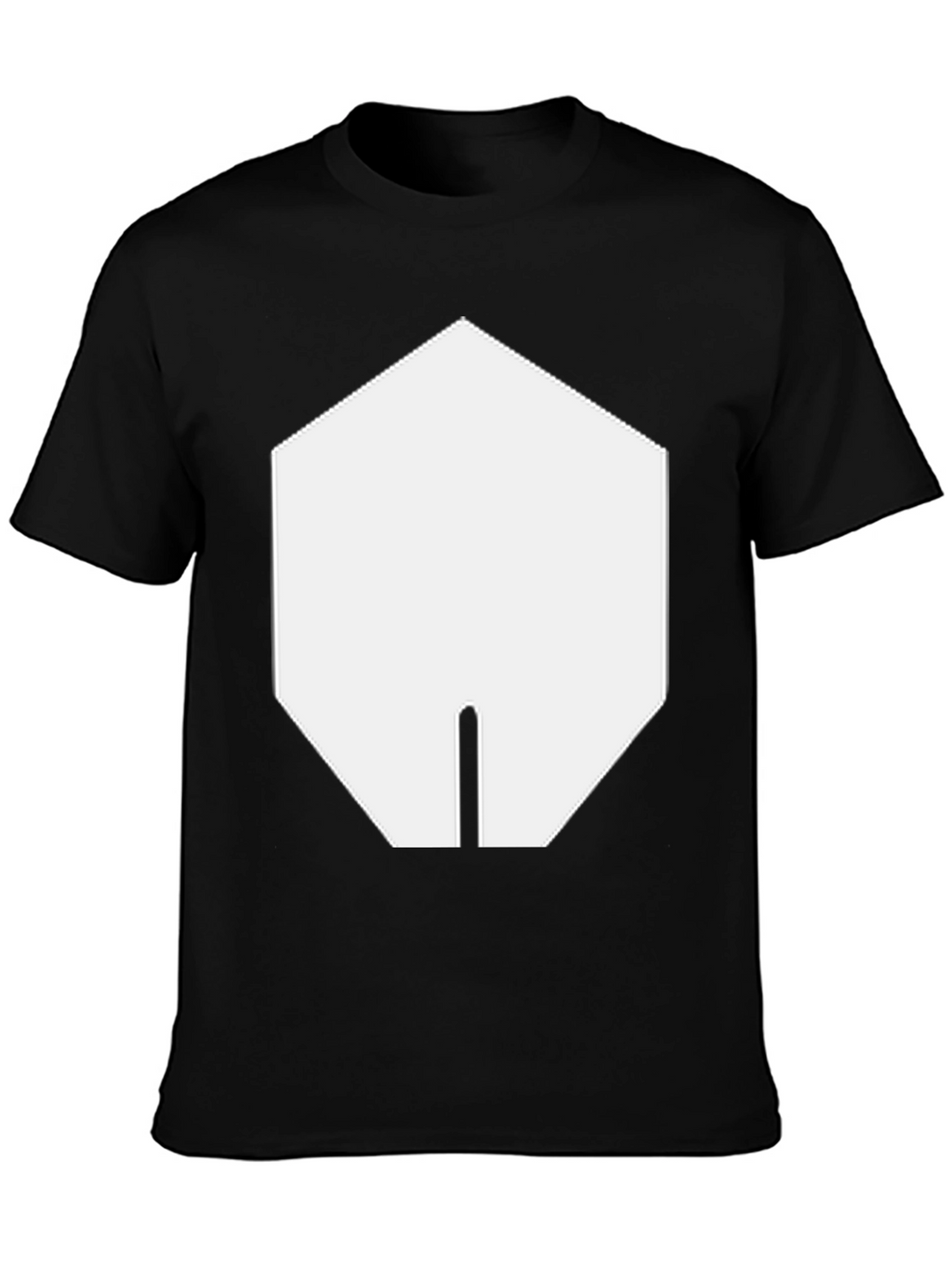 Geometric Graphic Tee - Black