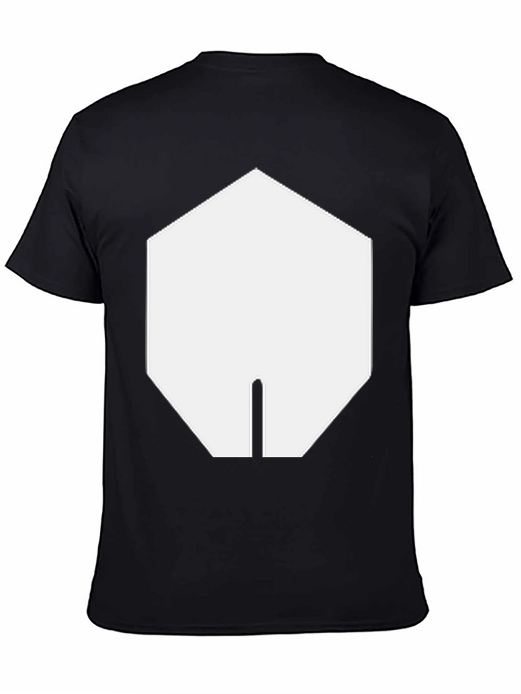 Geometric Graphic Tee - Black