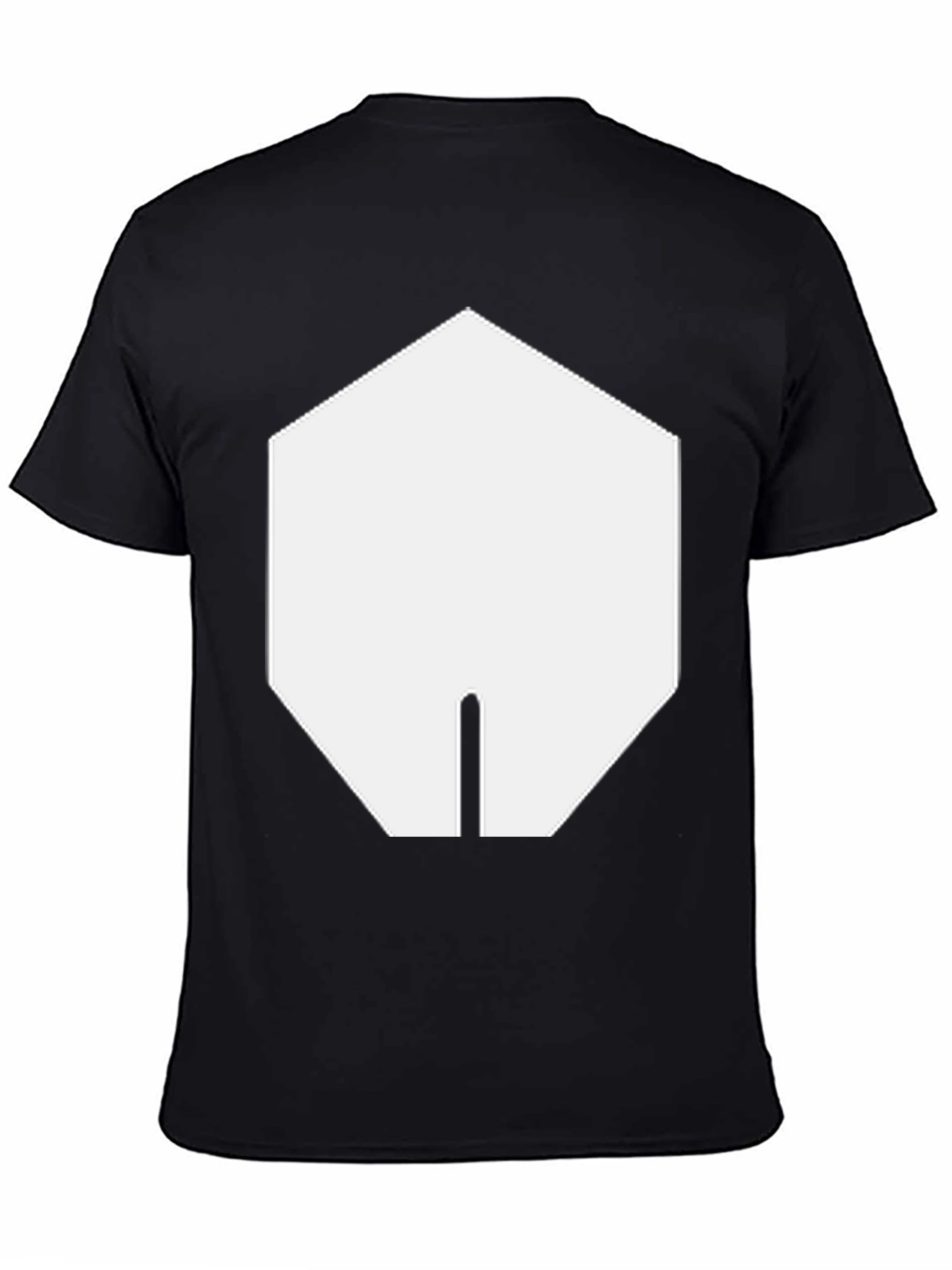 Geometric Graphic Tee - Black