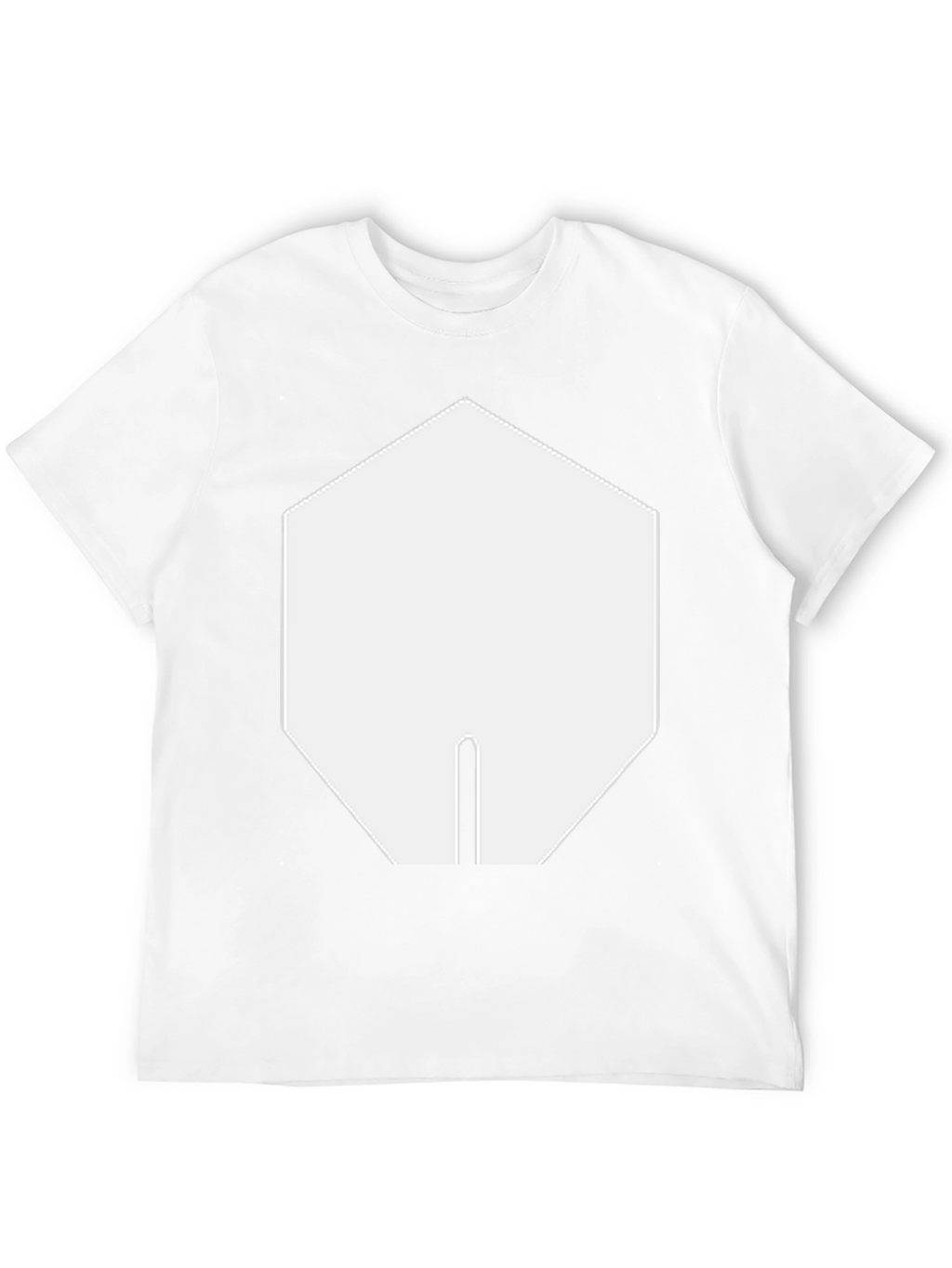 Geometric Graphic Tee - Black