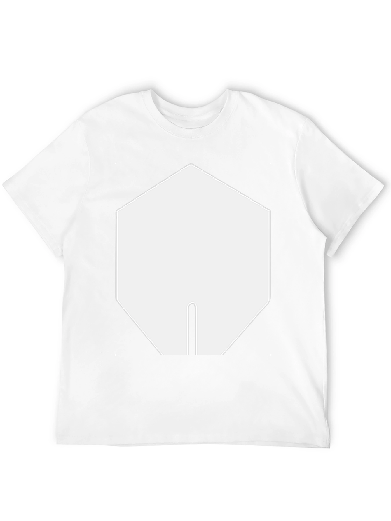 Geometric Graphic Tee - Black
