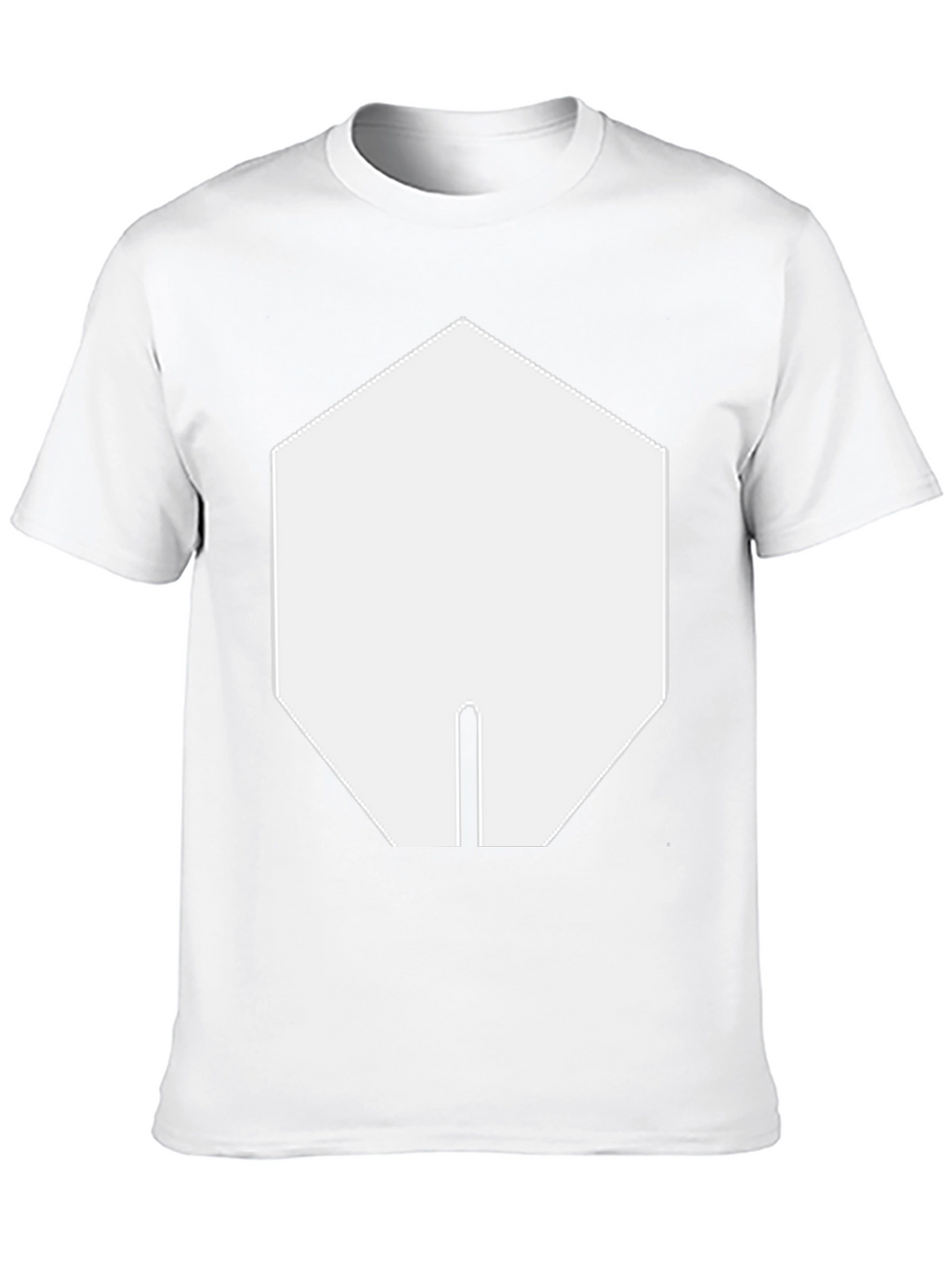 Geometric Graphic Tee - Black