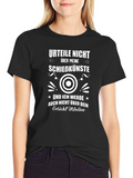 Archery Humor T-Shirt - German Slogan Design