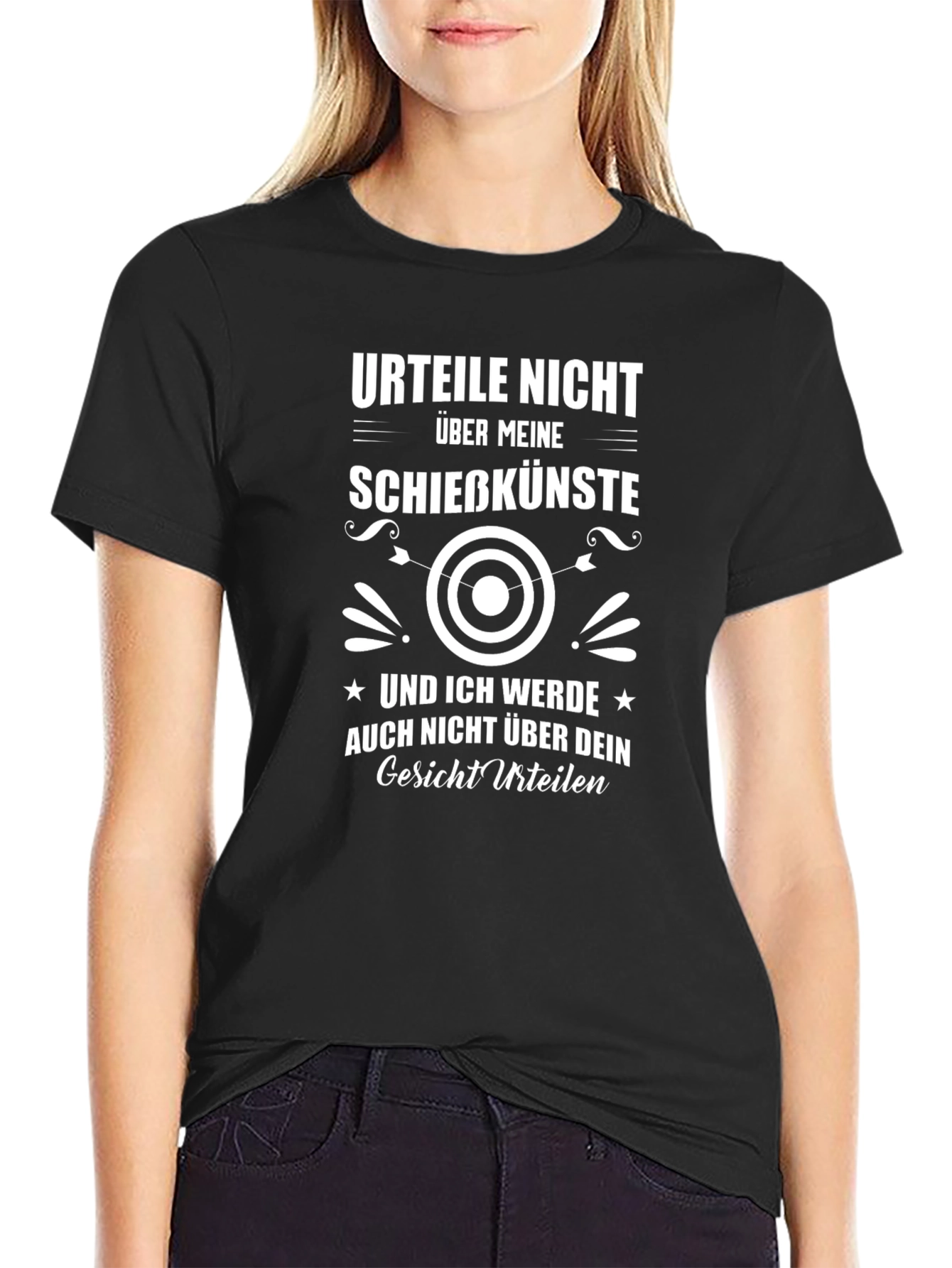 Archery Humor T-Shirt - German Slogan Design
