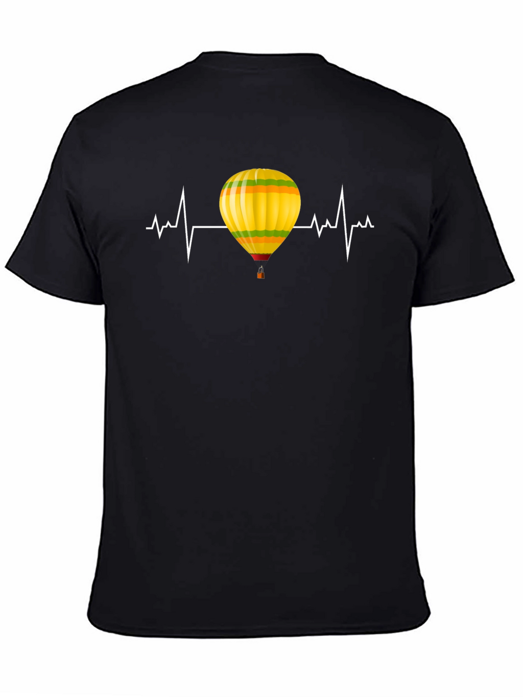 Balloon Heartbeat Graphic Tee - Soft Cotton Blend Shirt
