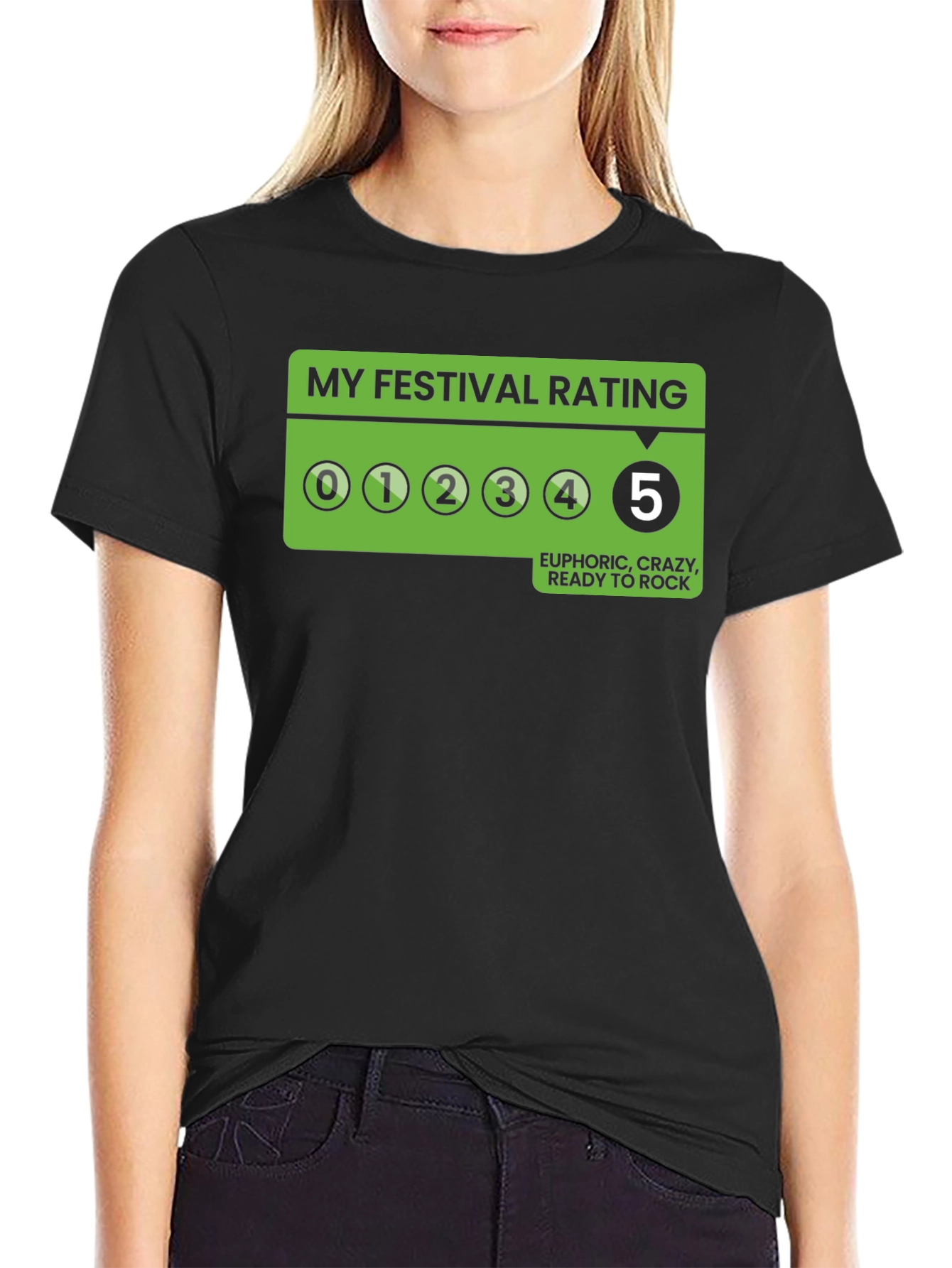 My Festival Rating T-Shirt - Euphoric Ready to Rock