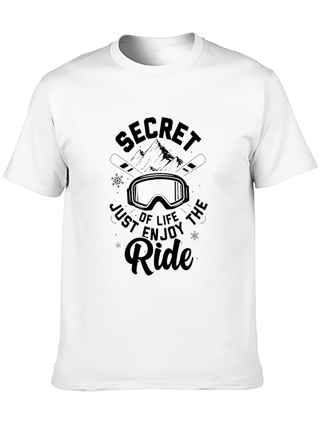 Secret of Life Enjoy the Ride Graphic T-Shirt
