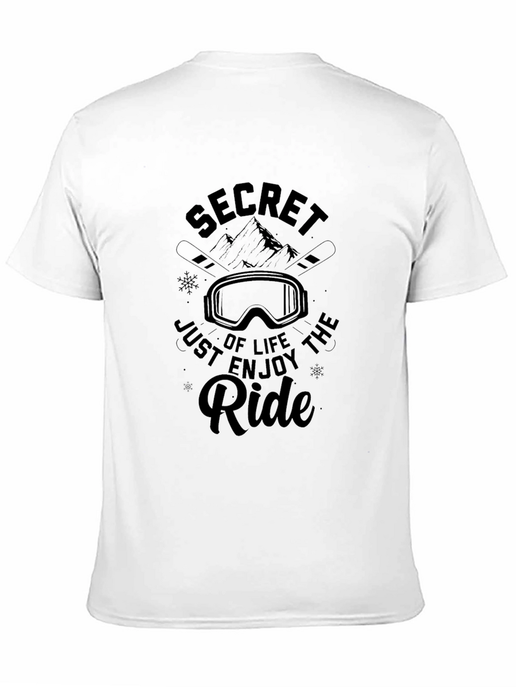 Secret of Life Enjoy the Ride Graphic T-Shirt