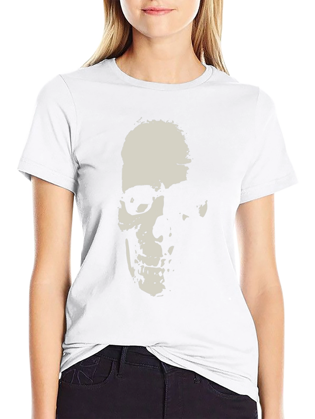 Grim Reaper Skull Graphic Black T-Shirt
