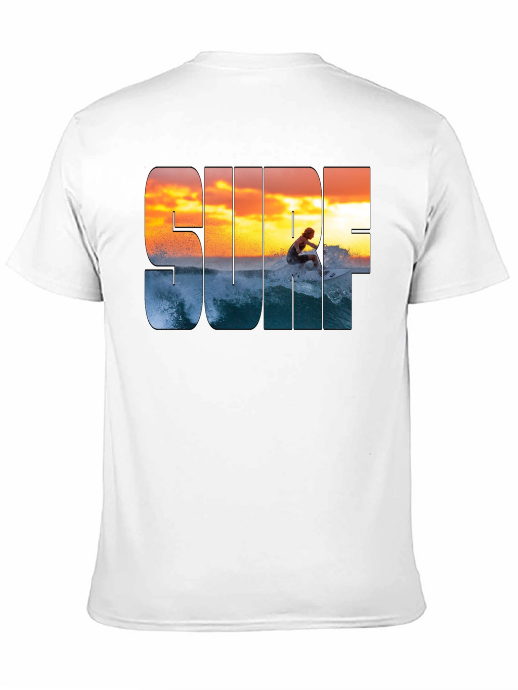Surf Sunset Graphic T-Shirt - Casual Style