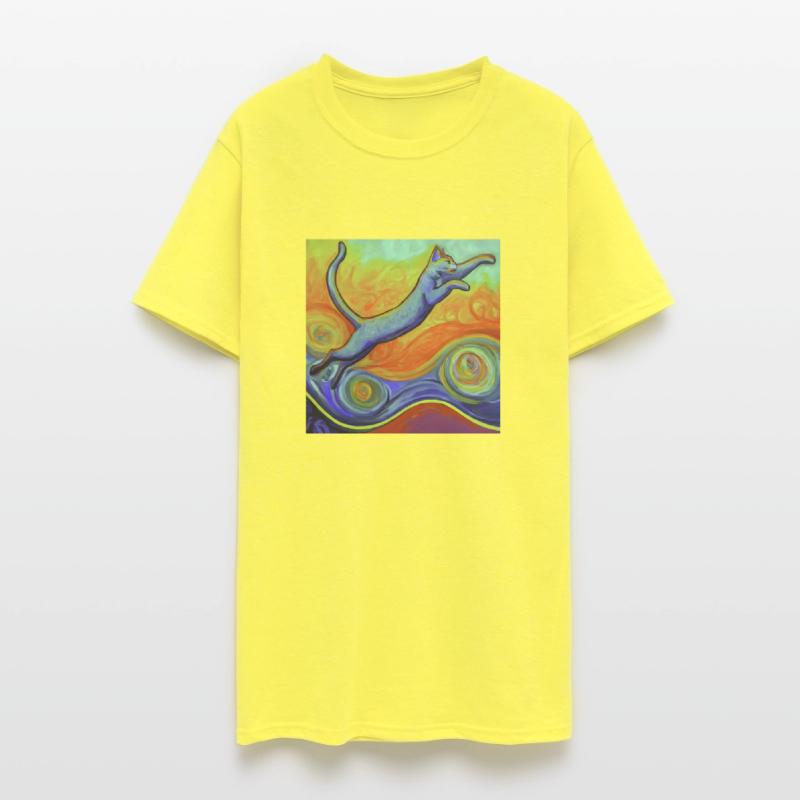 Jumping Cat Painting