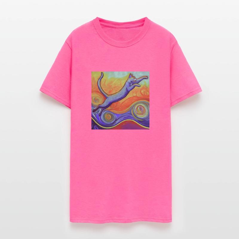 Jumping Cat Painting