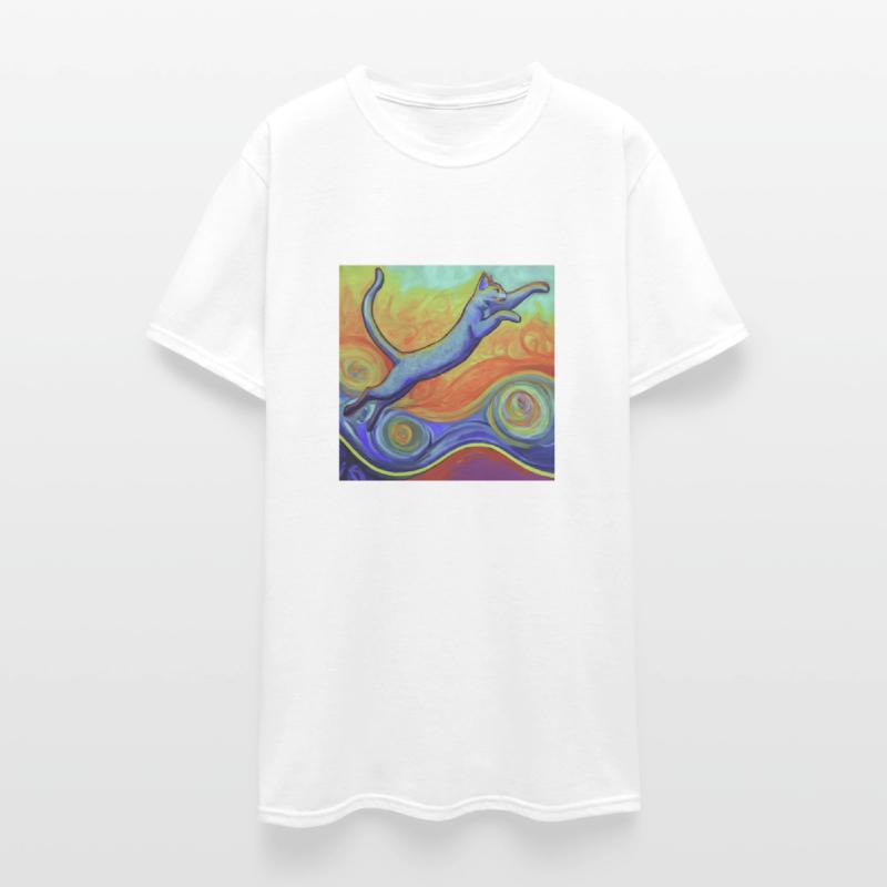 Jumping Cat Painting