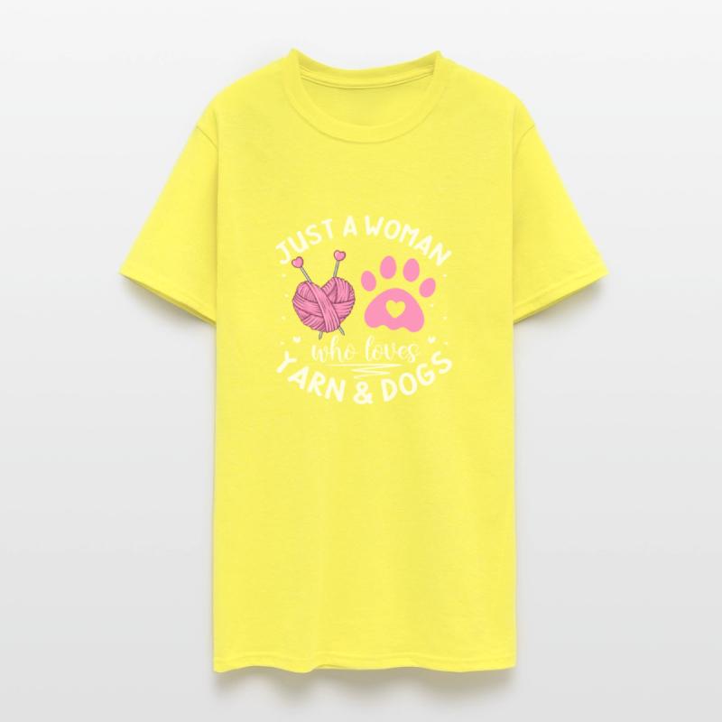 Just A Woman Who Loves Yarn & Dogs