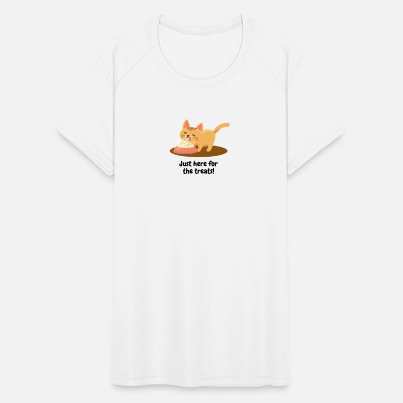 Just here for the treats! - cat lover shirt
