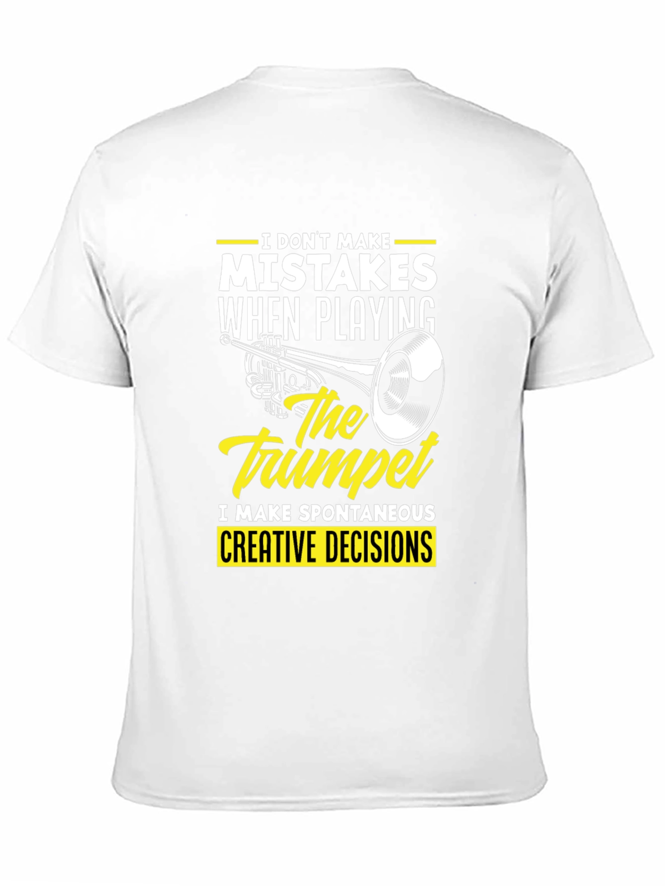 Trumpet Player Graphic Tee - Spontaneous Creative Decisions T-Shirt