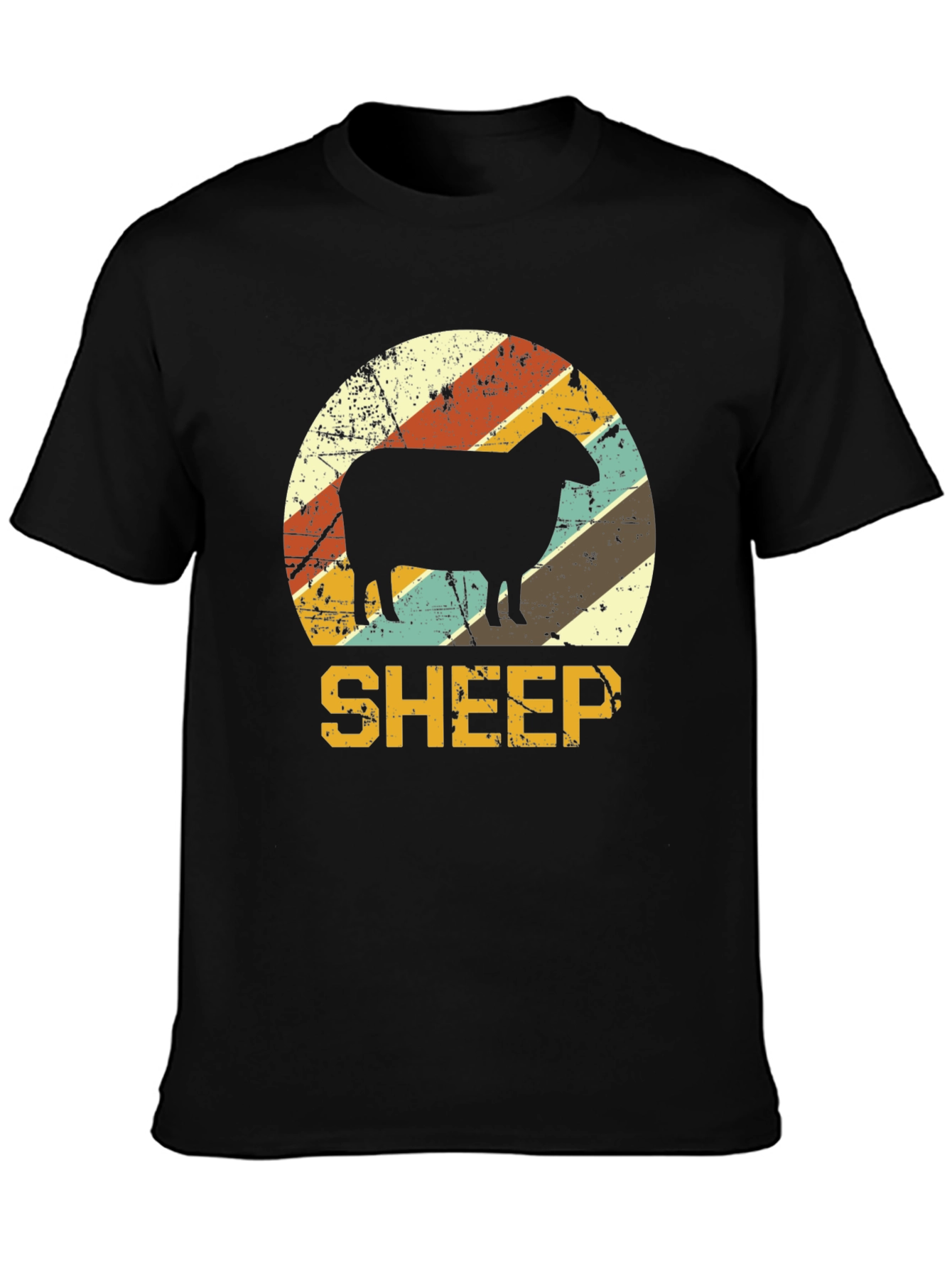 Vintage Sheep T-Shirt - Retro Graphic Tee