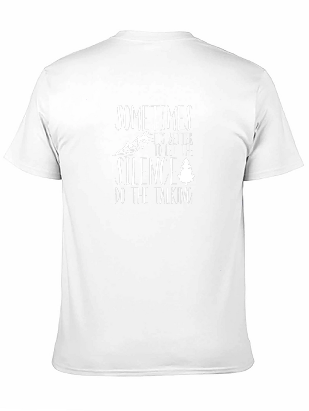 Silence Graphic T-Shirt - Black