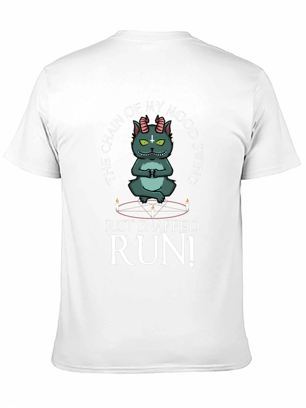 Mood Swing Cat T-Shirt - Run!