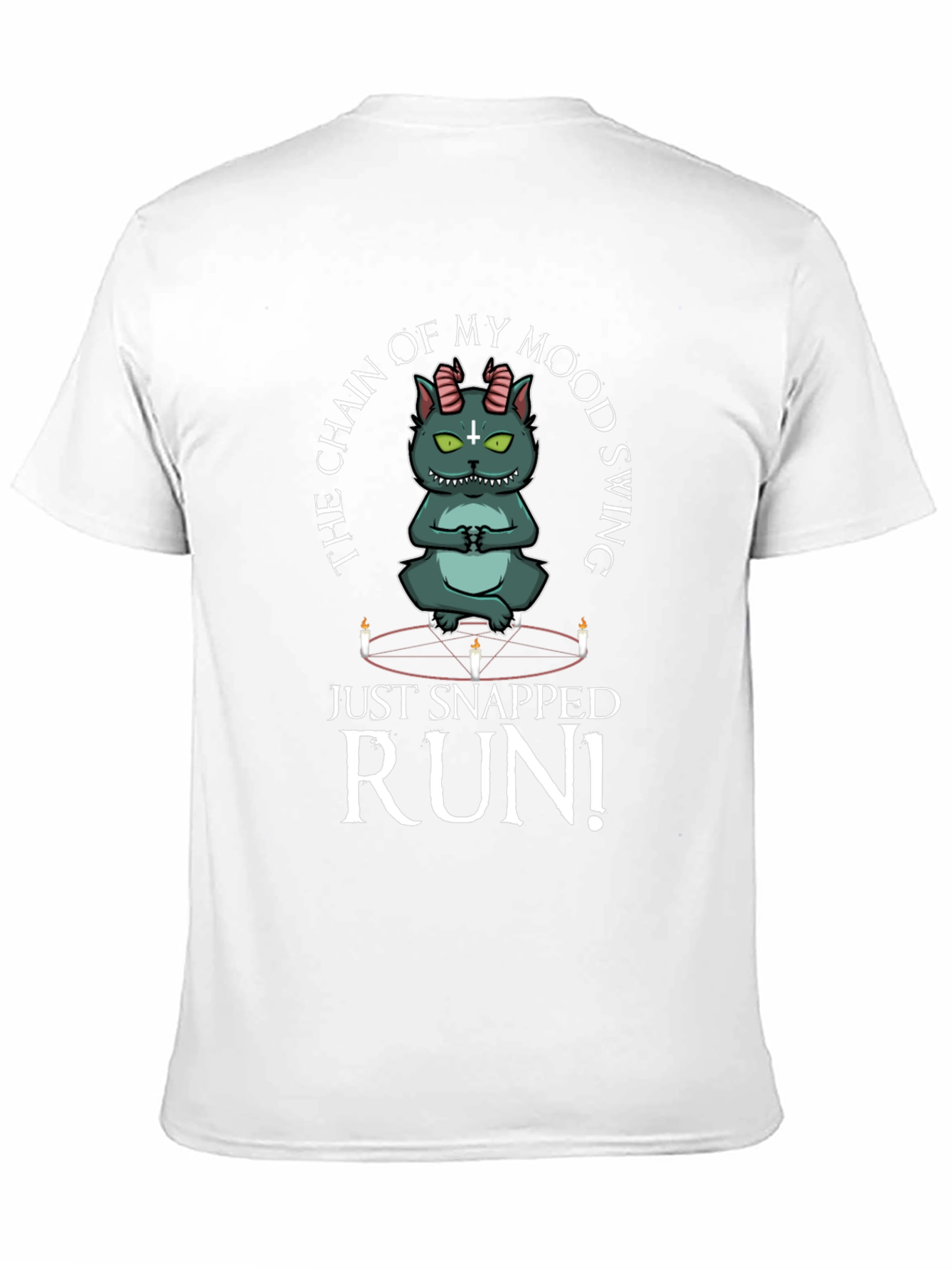 Mood Swing Cat T-Shirt - Run!