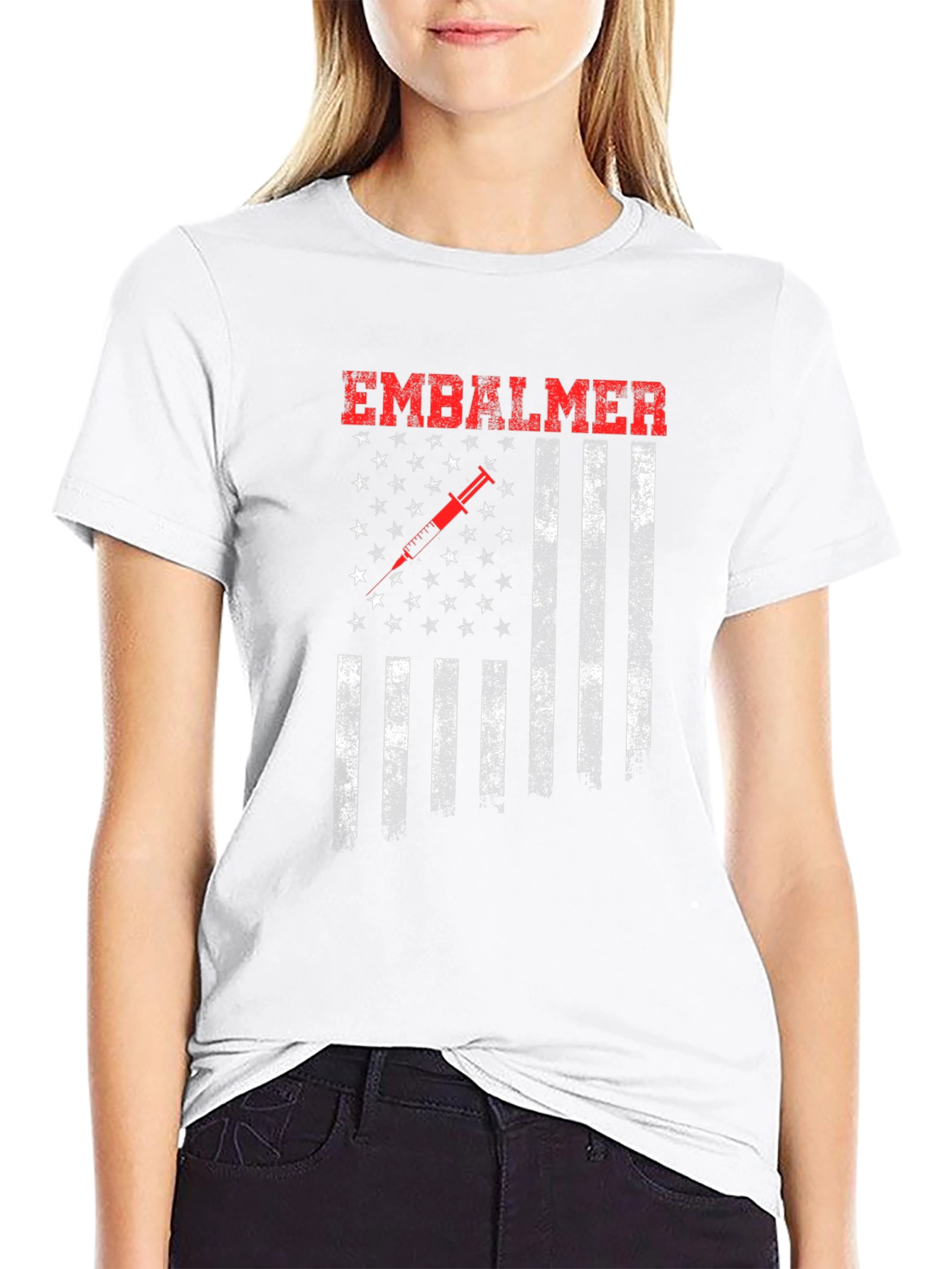 Embalmer American Flag T-Shirt