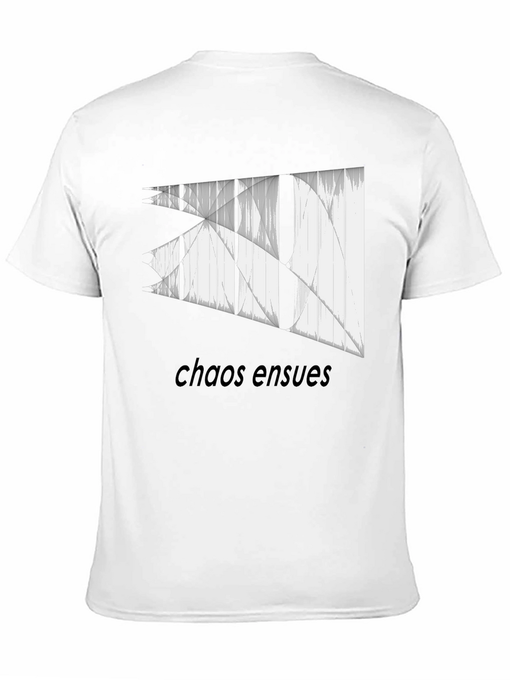 Chaos Ensues Graphic Tee - Modern Black T-Shirt