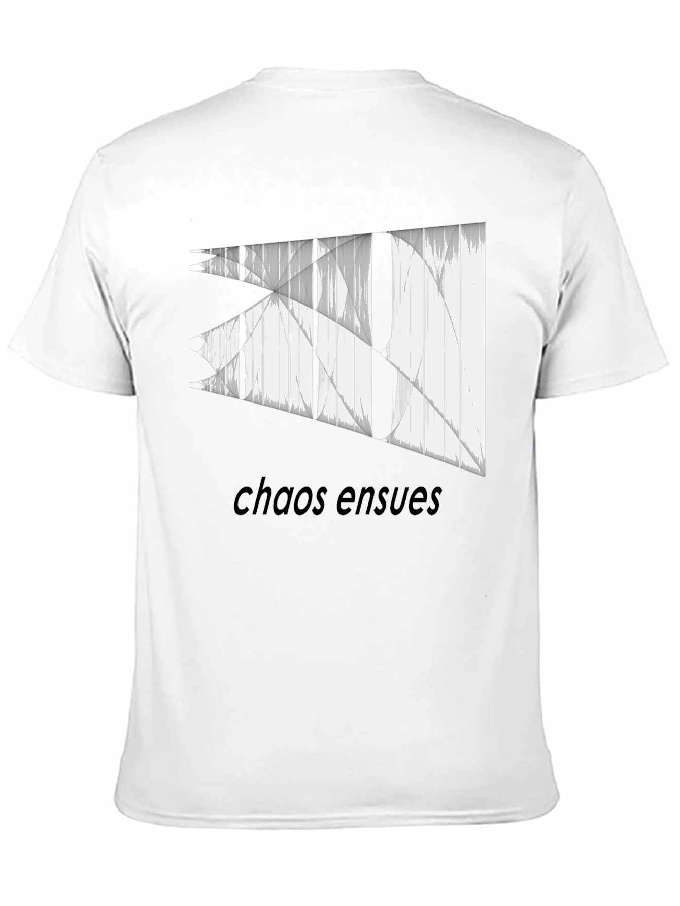 Chaos Ensues Graphic Tee - Modern Black T-Shirt
