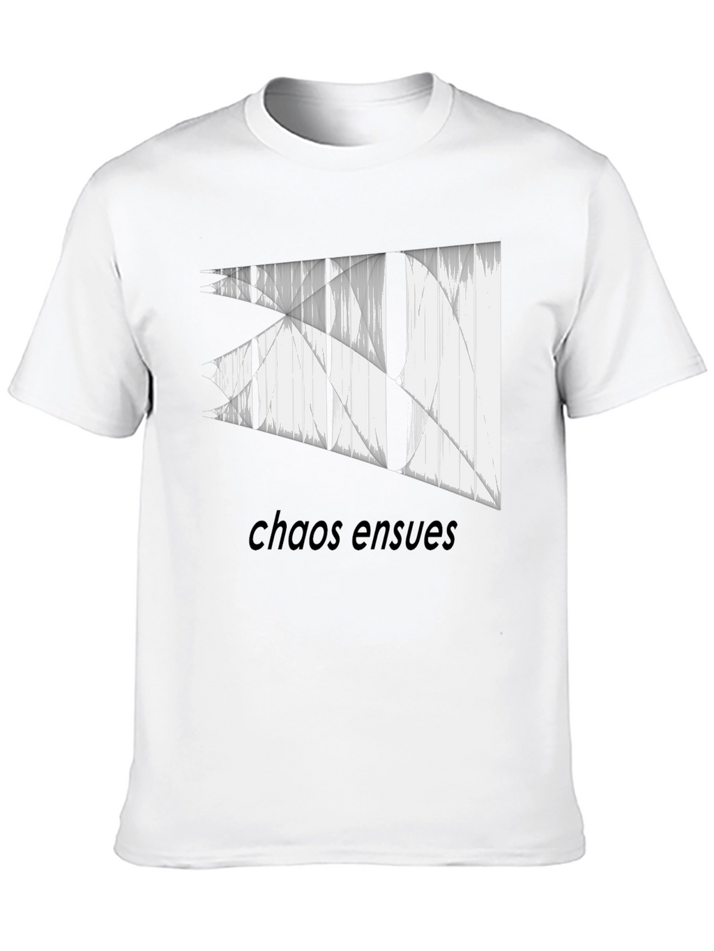 Chaos Ensues Graphic Tee - Modern Black T-Shirt