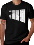 Chaos Ensues Graphic Tee - Modern Black T-Shirt