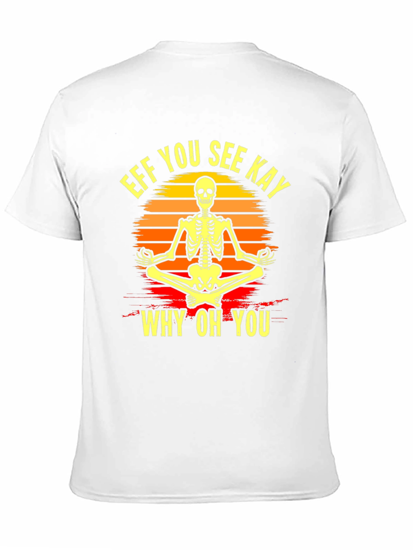 Skeleton Yoga T-Shirt - Eff You See Kay