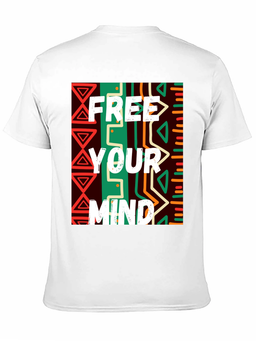 Free Your Mind Graphic Tee - Black Cotton Blend