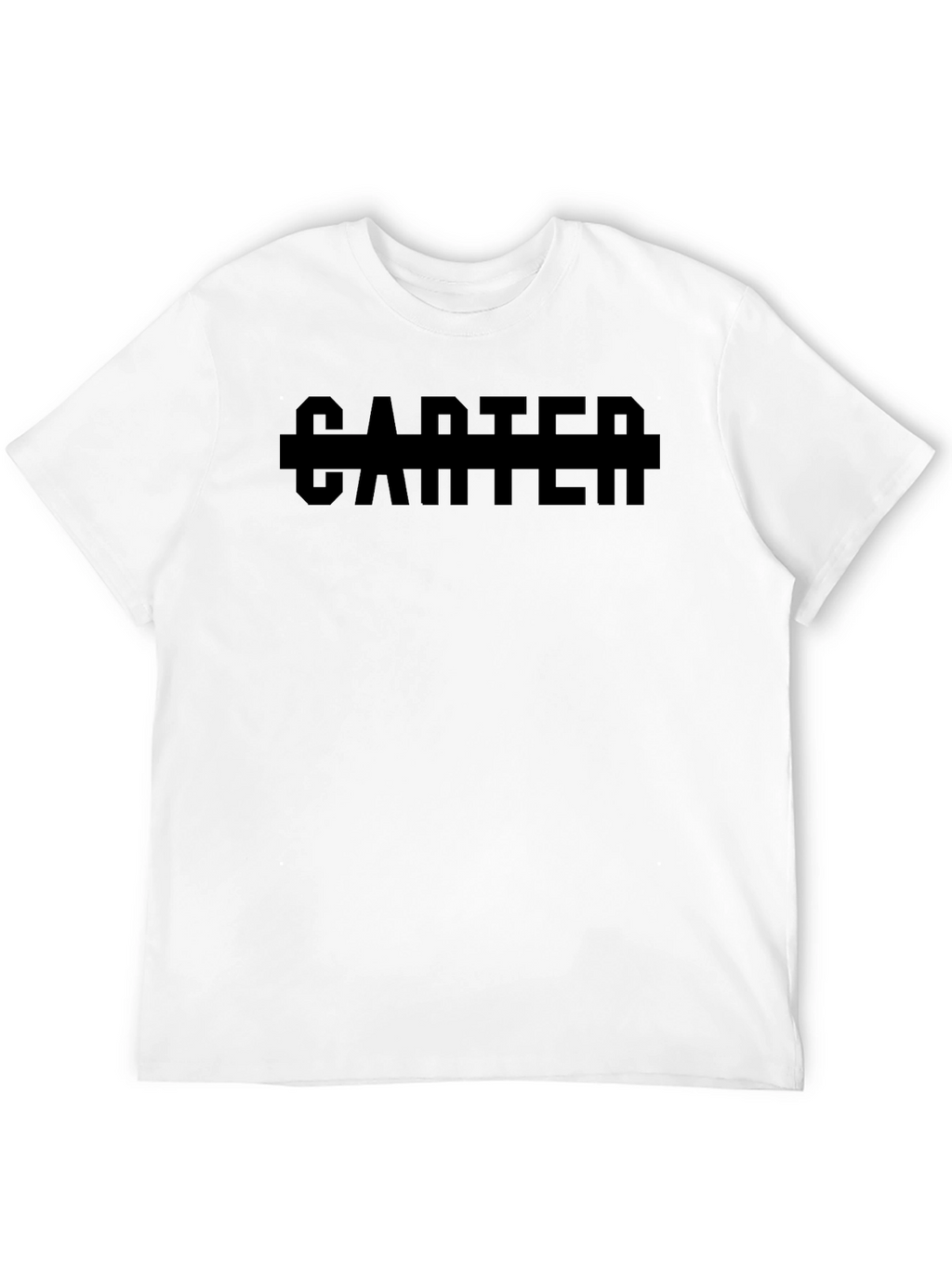 Black Carter Graphic Tee Shirt