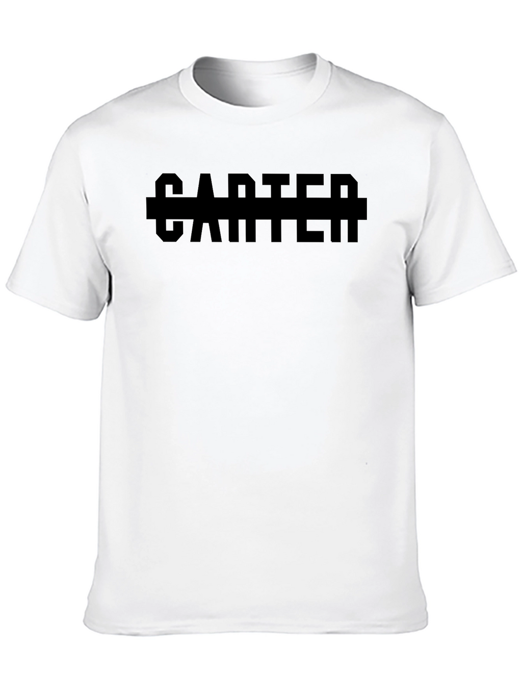 Black Carter Graphic Tee Shirt