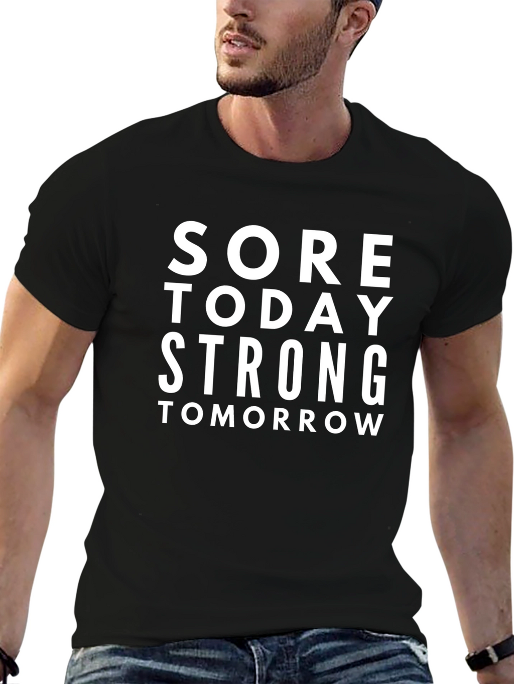 Motivational Sore Today Strong Tomorrow Graphic Tee