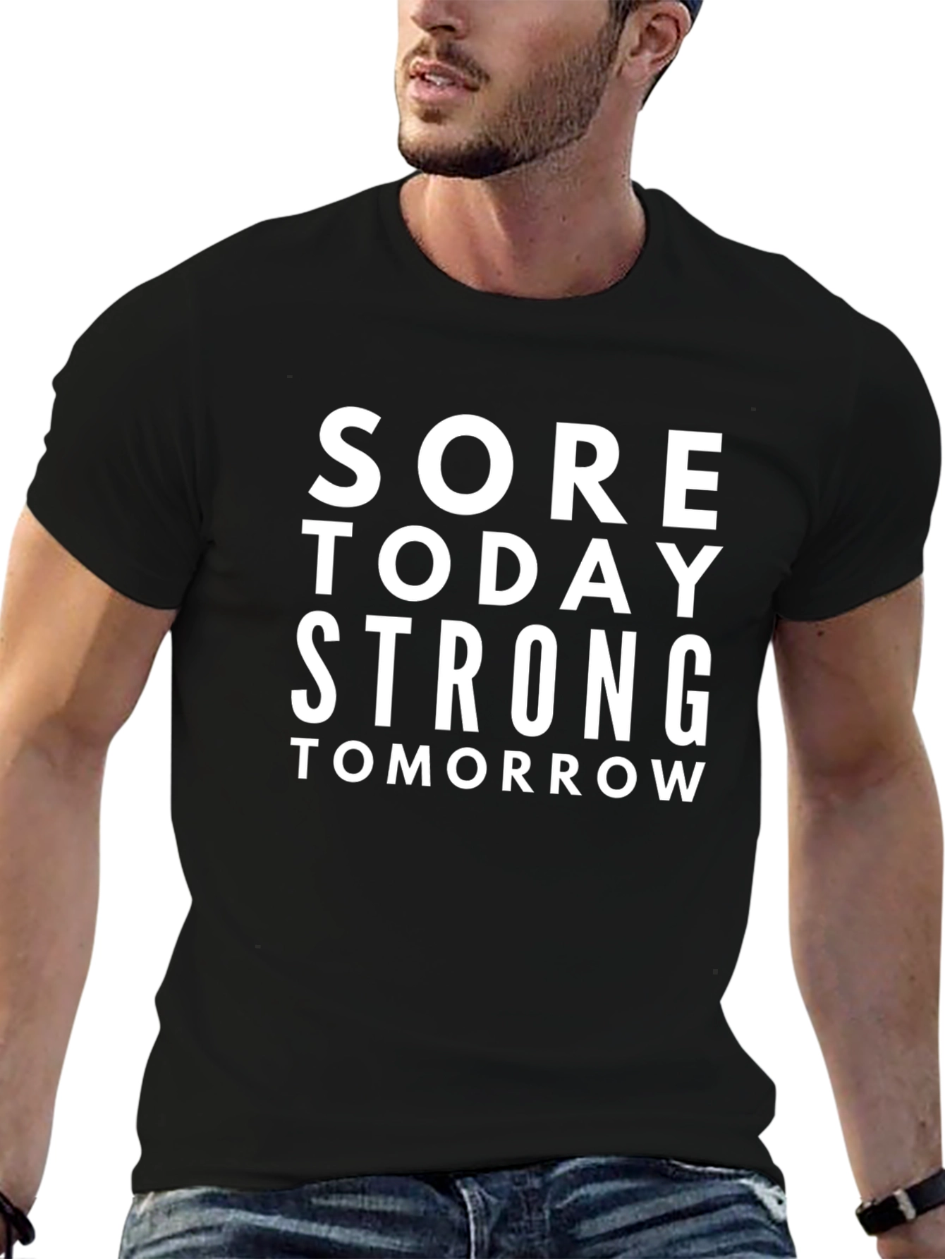 Motivational Sore Today Strong Tomorrow Graphic Tee