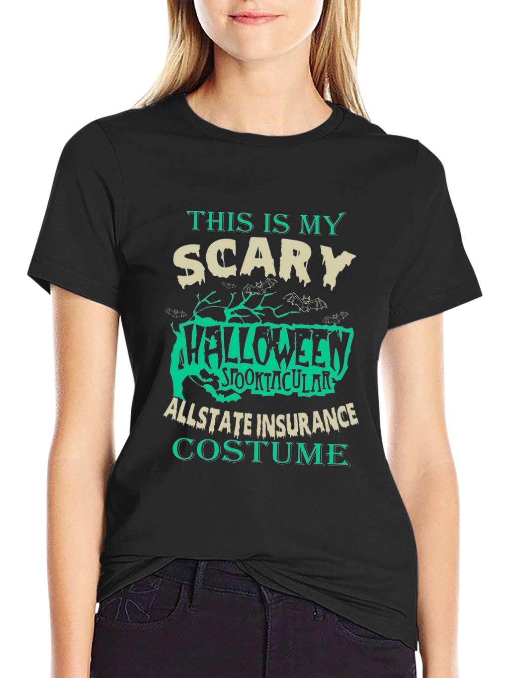 Scary Halloween Allstate Insurance Costume T-Shirt