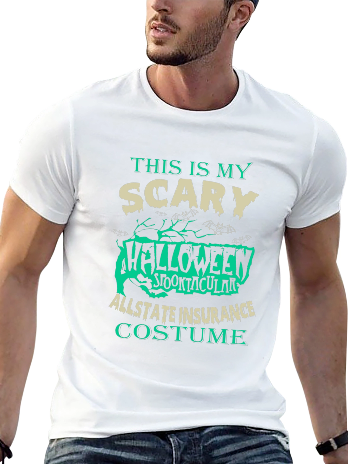 Scary Halloween Allstate Insurance Costume T-Shirt